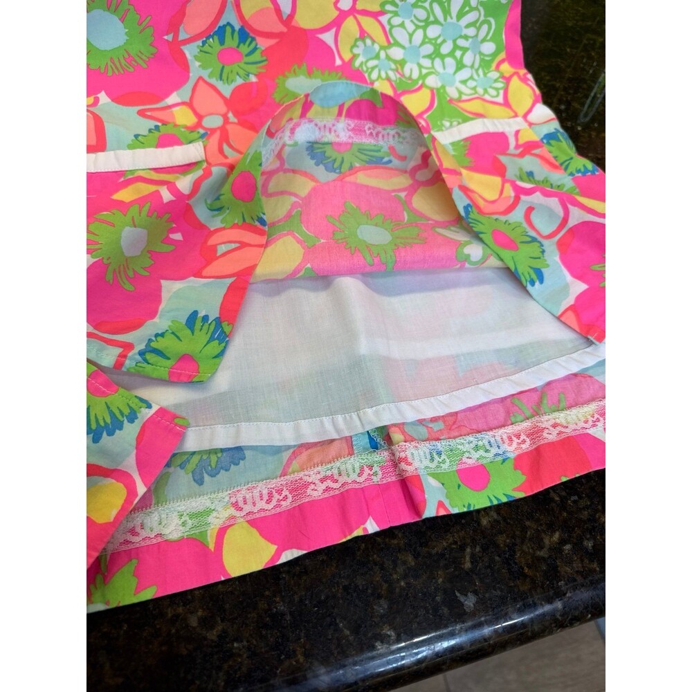 Lilly Pulitzer Girls Mini Claudine Dress Wildflower Multi Floral Size 12 Retired - Picture 5 of 8